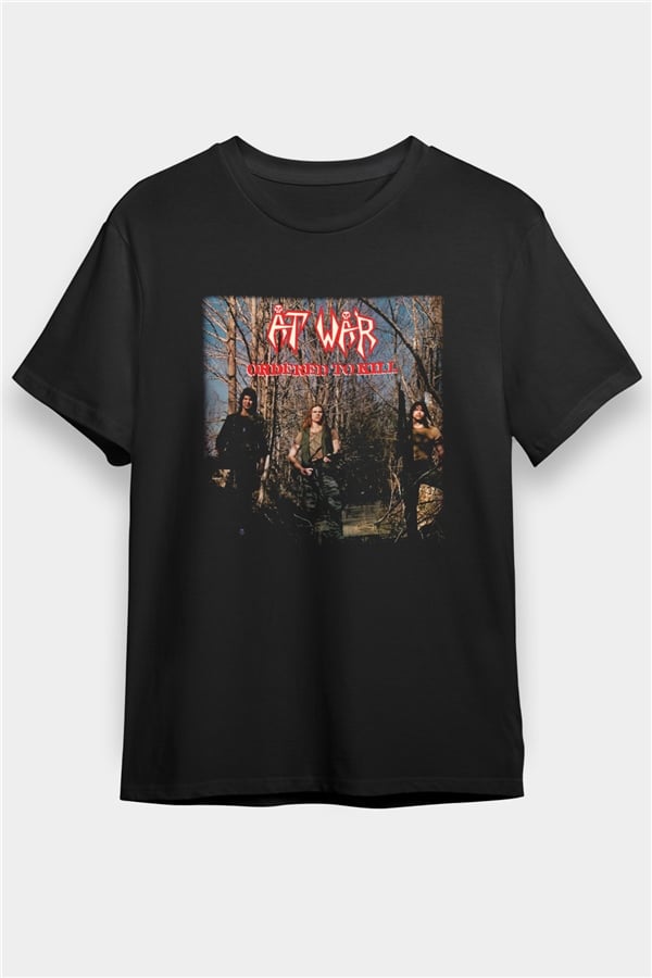 At War Black Unisex T-Shirt