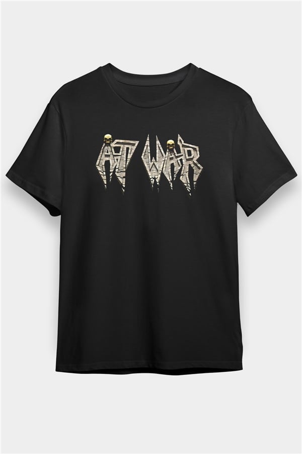 At War Black Unisex T-Shirt