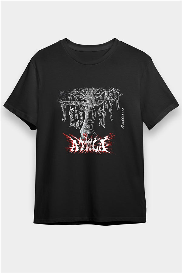 Attila Black Unisex Graphic T-Shirt