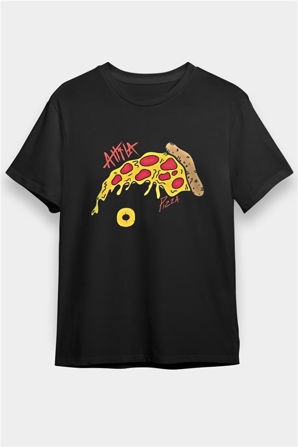 Attila Black Unisex Graphic T-Shirt