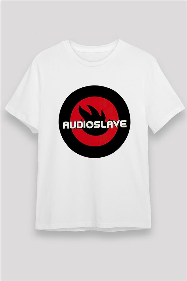 Audioslave Printed Unisex White T-Shirt
