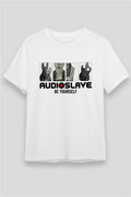 Audioslave Printed Unisex White T-Shirt