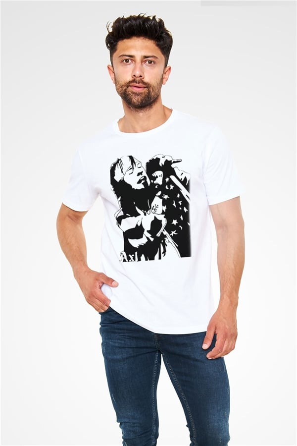 Axl Rose White Unisex T-Shirt