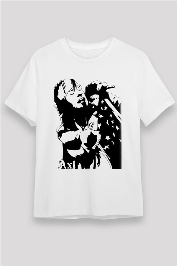 Axl Rose White Unisex T-Shirt