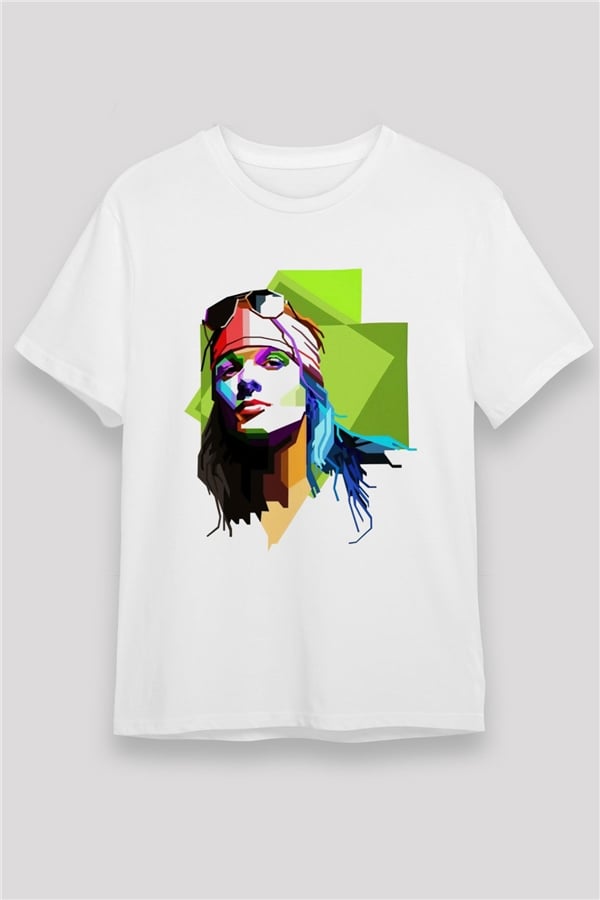 Axl Rose White Unisex T-Shirt