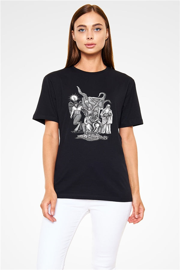 Azarath Black Graphic Unisex T-Shirt
