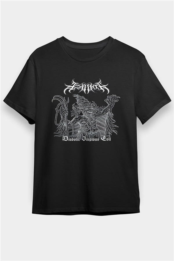 Azarath Printed Unisex Black T-Shirt