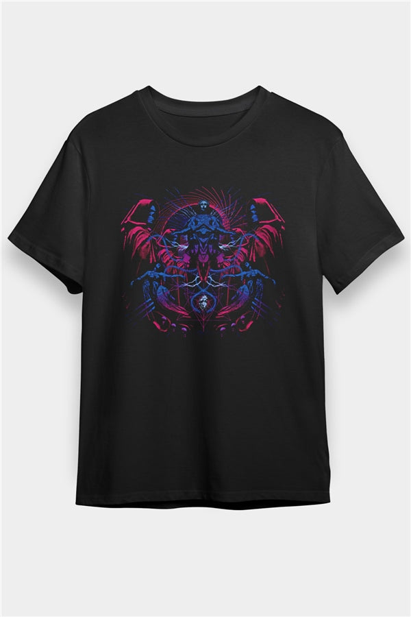 Azarath Printed Unisex Black T-Shirt