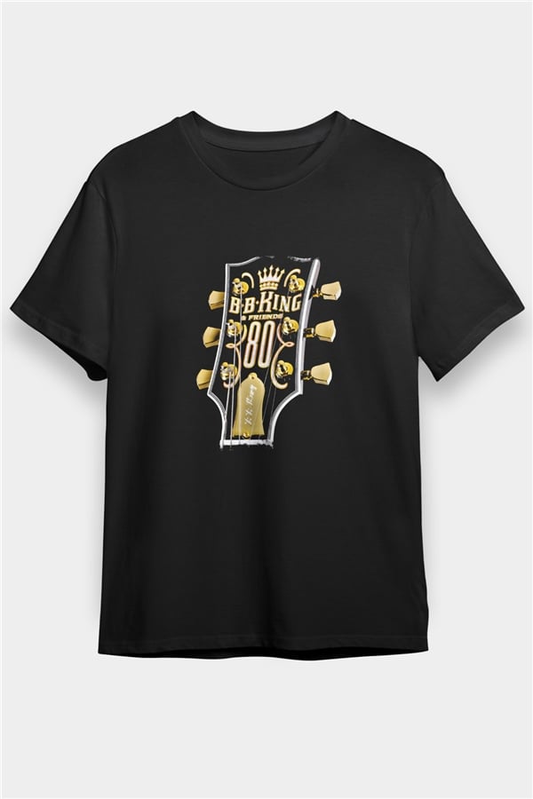 B.B. King Printed Unisex Black T-Shirt