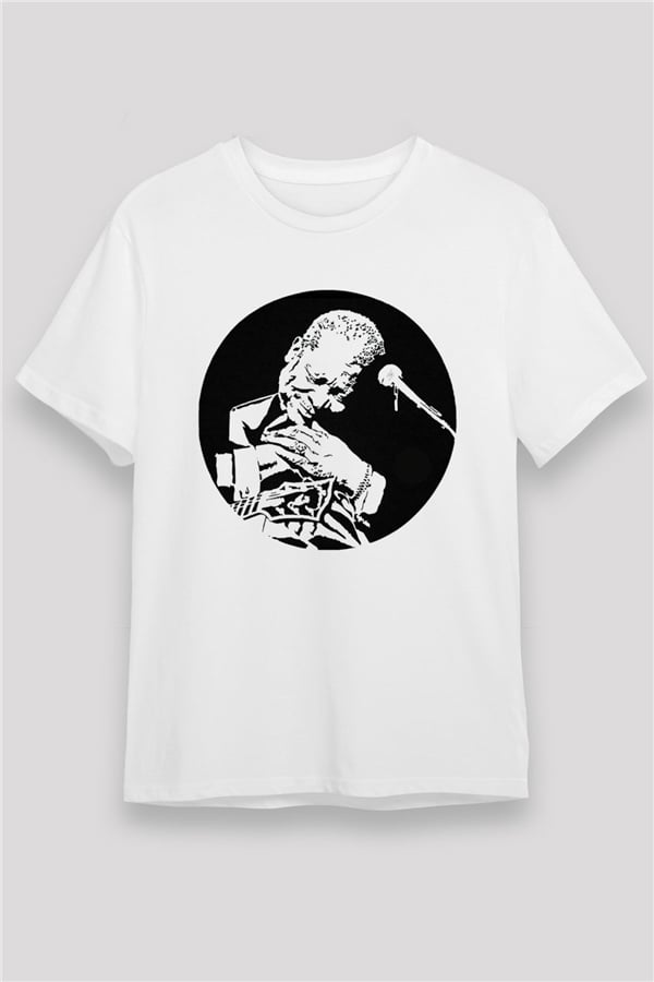 B.B. King White Unisex T-Shirt