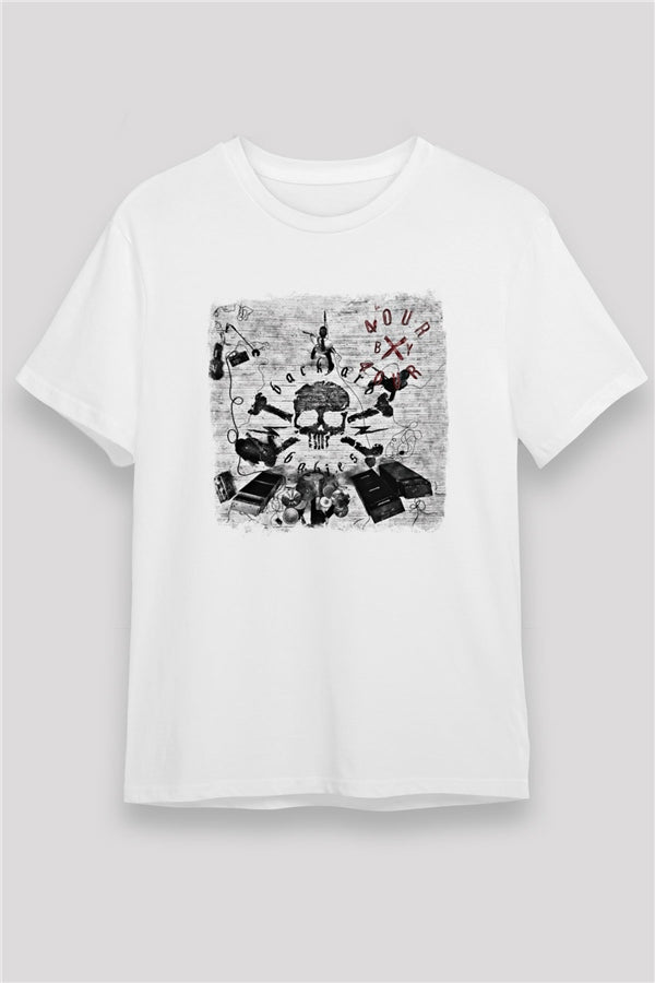 Backyard Babies Printed Unisex White T-Shirt