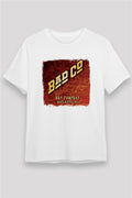 Bad Company Printed Unisex White T-Shirt