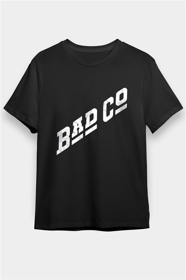 Bad Company Printed Unisex Black T-Shirt