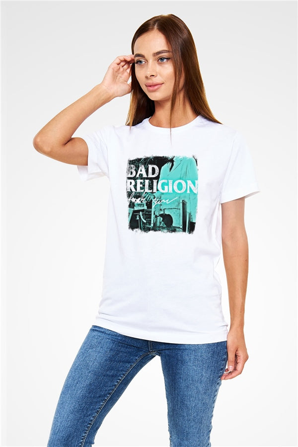Bad Religion Graphic Unisex White T-Shirt