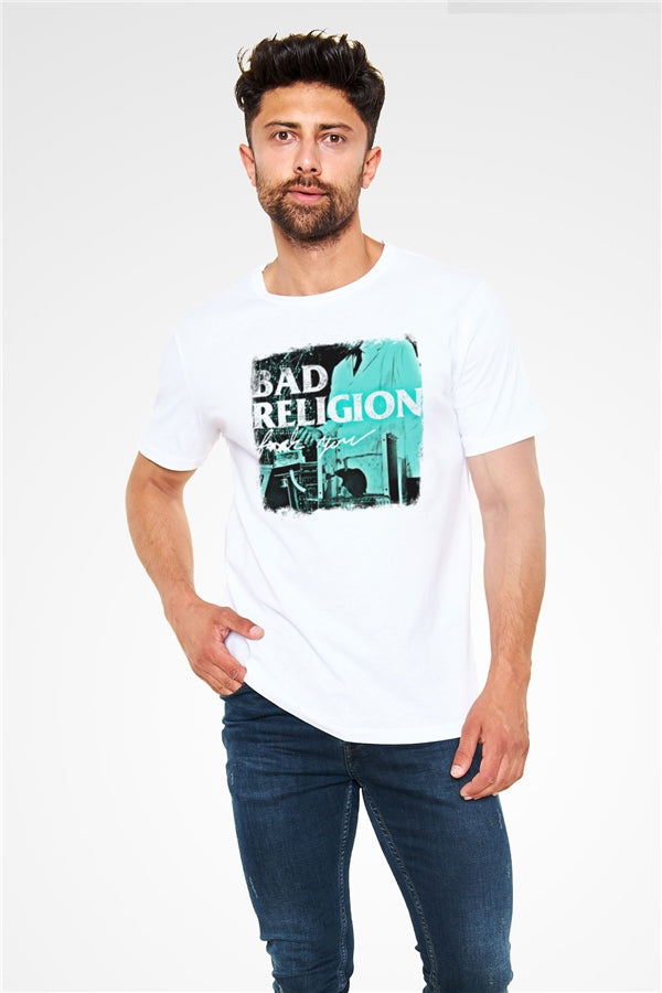 Bad Religion Graphic Unisex White T-Shirt