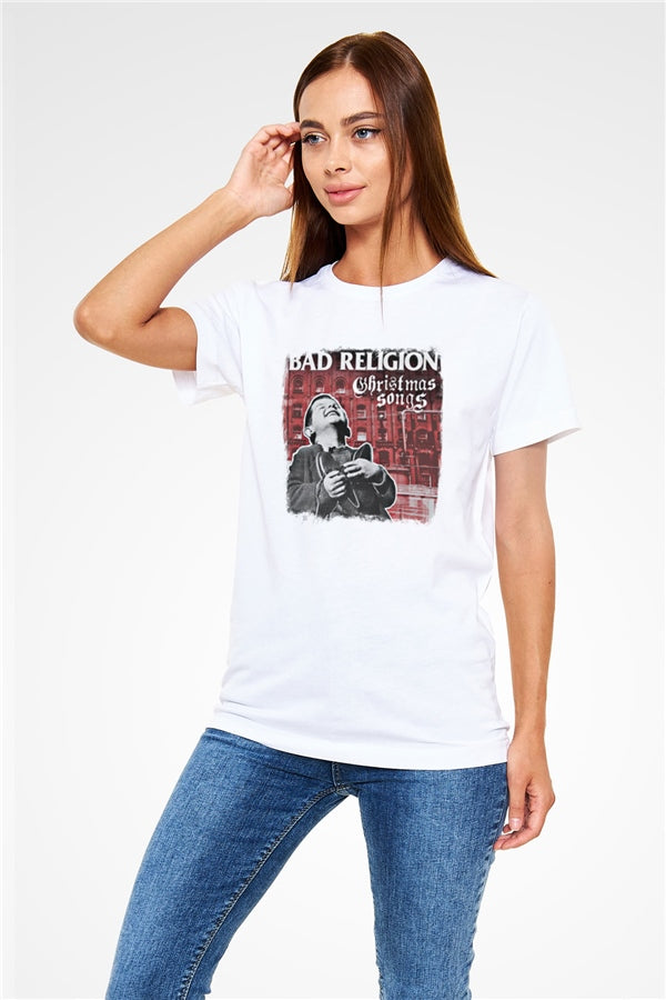 Bad Religion Printed Unisex White T-Shirt