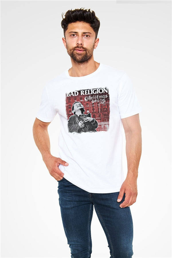 Bad Religion Printed Unisex White T-Shirt