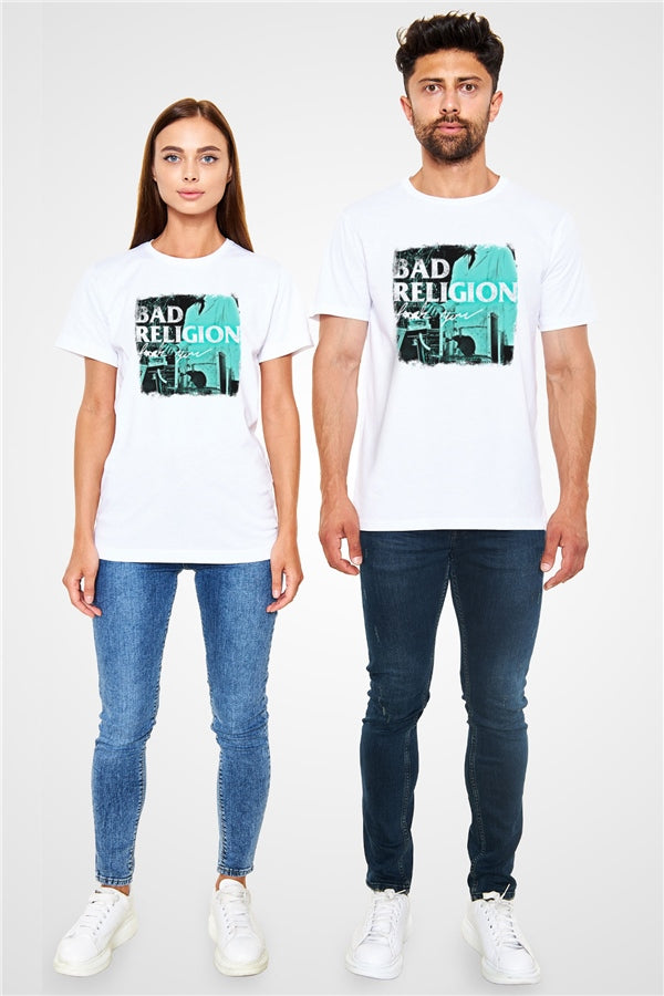 Bad Religion Graphic Unisex White T-Shirt