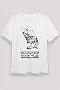 Balance and Composure White Unisex T-Shirt