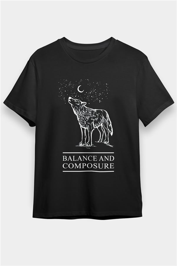 Balance and Composure Black Unisex T-Shirt