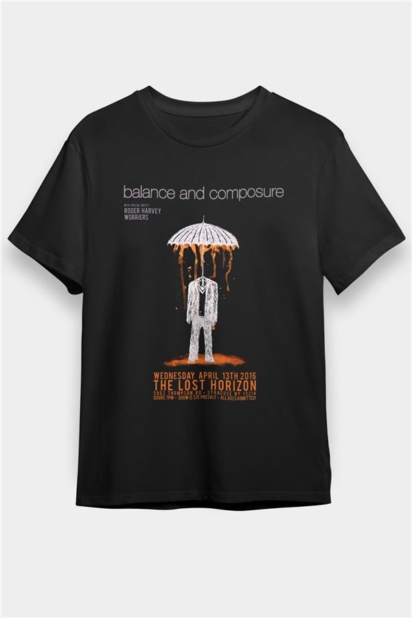 Balance and Composure Black Unisex T-Shirt