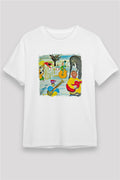Band Printed Unisex White T-Shirt