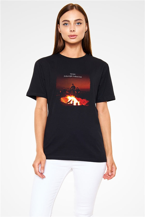 Band Printed Unisex Black T-Shirt