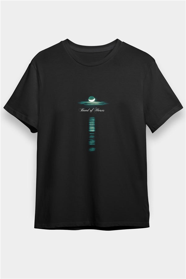 Band of Horses Printed Unisex Black T-Shirt