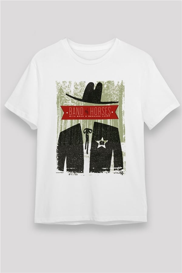 Band of Horses White Unisex T-Shirt