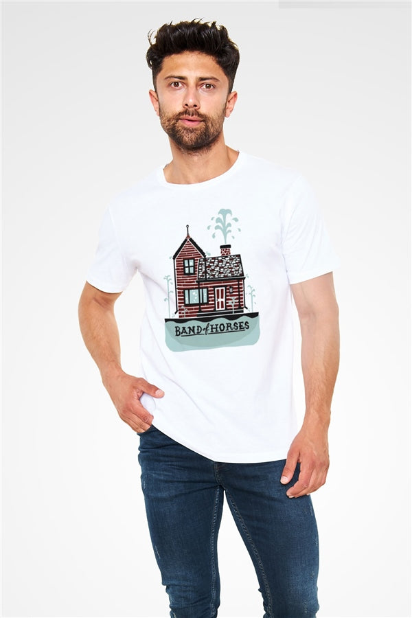 Band of Horses White Unisex T-Shirt