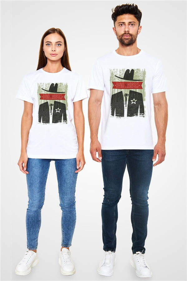 Band of Horses White Unisex T-Shirt