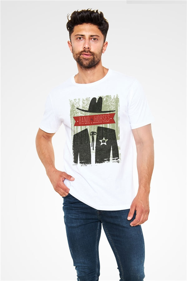 Band of Horses White Unisex T-Shirt