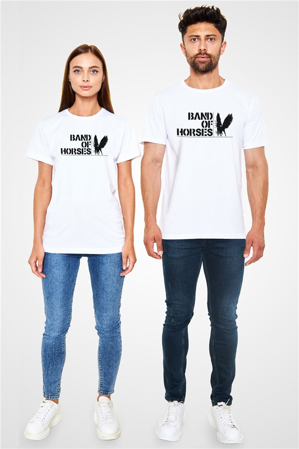 Band of Horses White Unisex T-Shirt