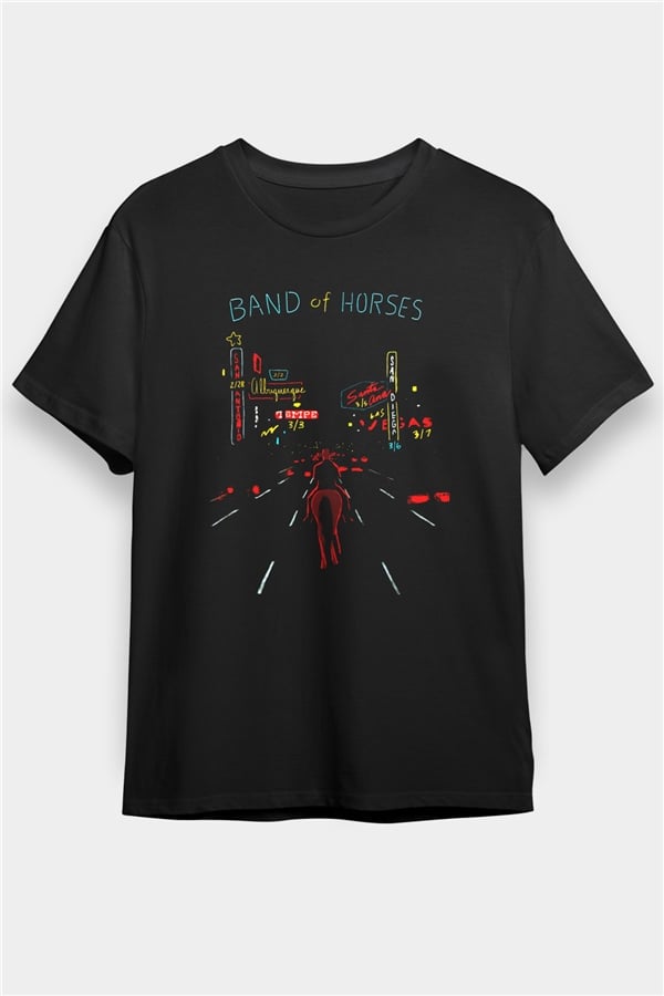 Band of Horses Black Unisex T-Shirt
