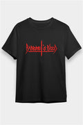 Baphomets Blood Printed Unisex Black T-Shirt