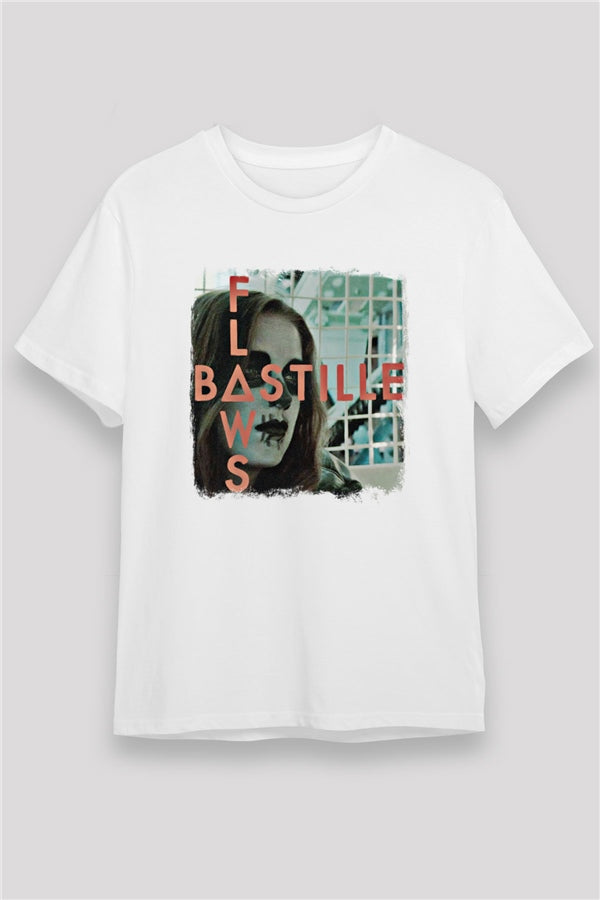 Bastille Printed Unisex White T-Shirt
