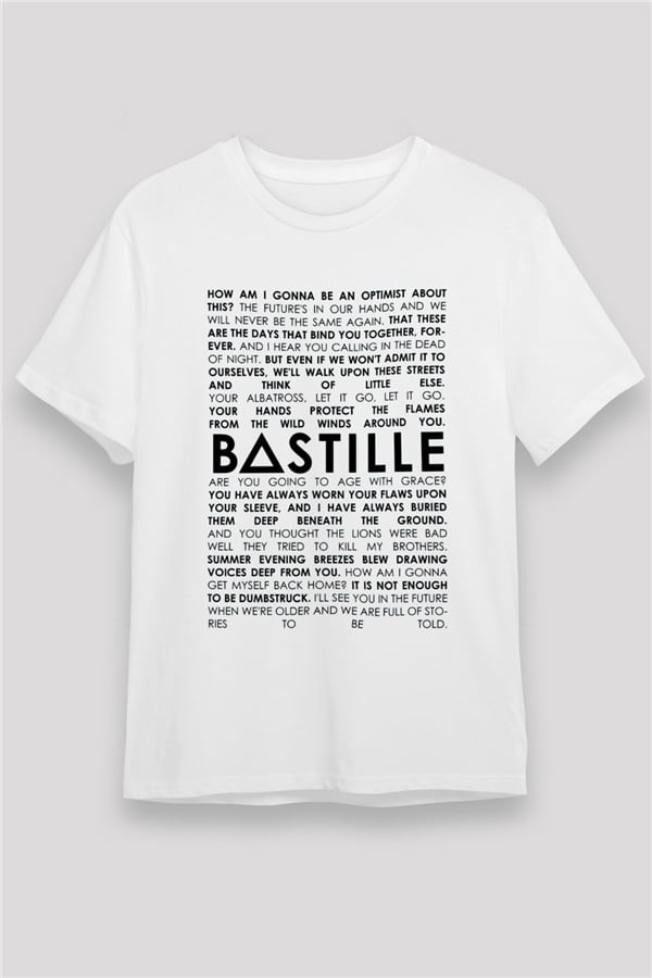 Bastille White Unisex T-Shirt