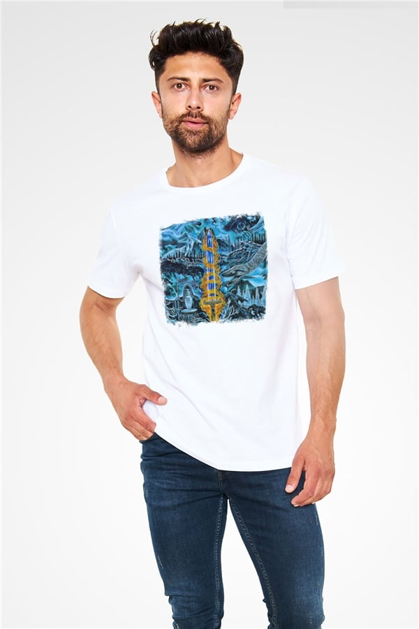 Bathory White Unisex Graphic T-Shirt