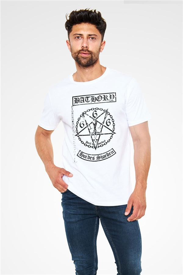 Bathory White Unisex T-Shirt