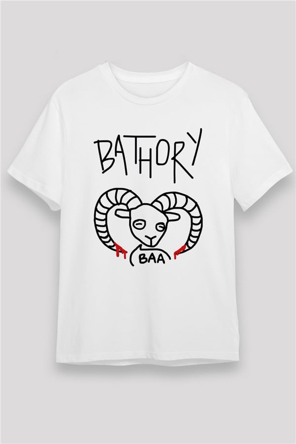 Bathory White Unisex T-Shirt