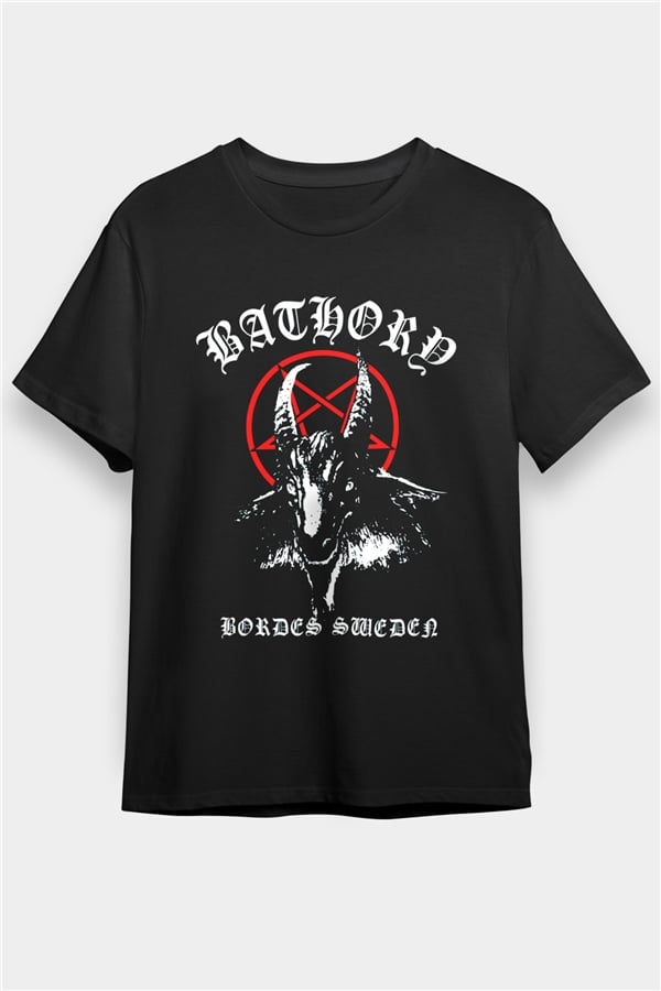 Bathory Black Unisex T-Shirt | Black Metal Music Tee