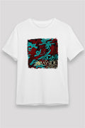 Bayside Printed Unisex White T-Shirt