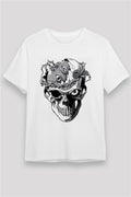 Beherit Printed Unisex White T-Shirt