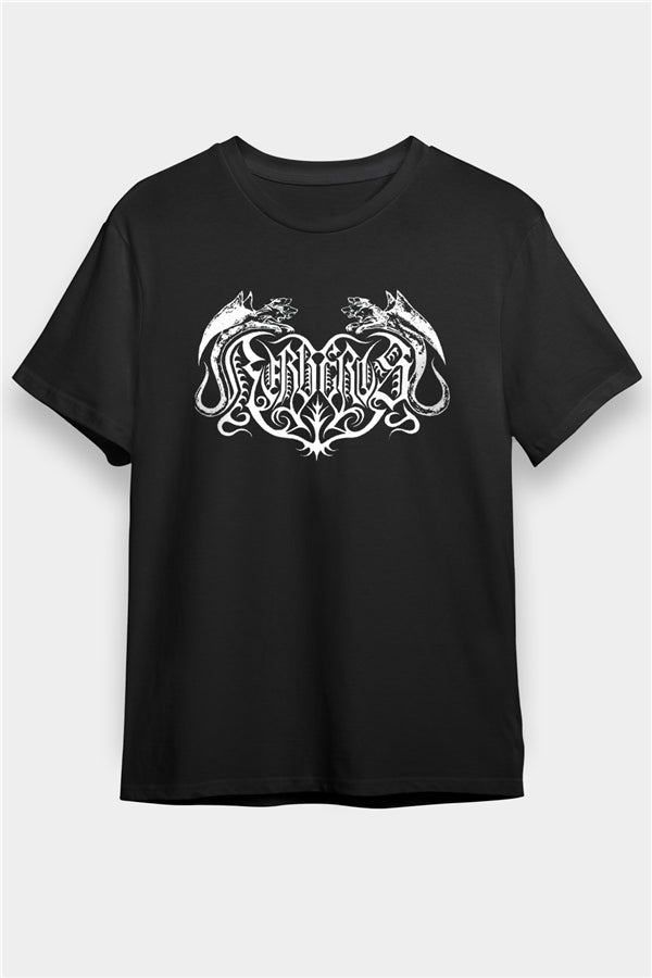 Beherit Printed Unisex Black T-Shirt