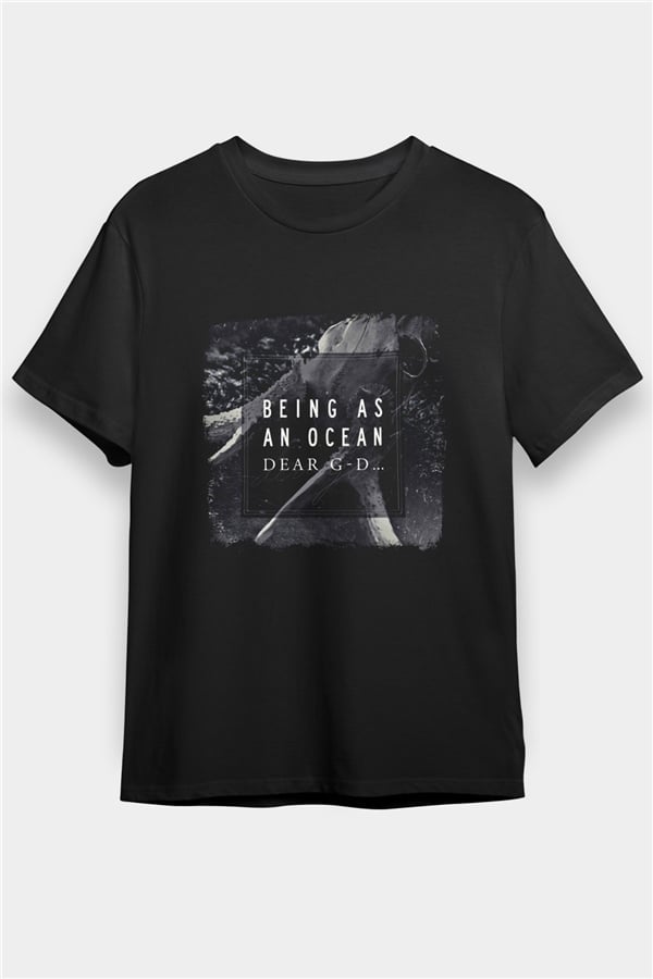 Being as an Ocean Printed Unisex Black T-Shirt
