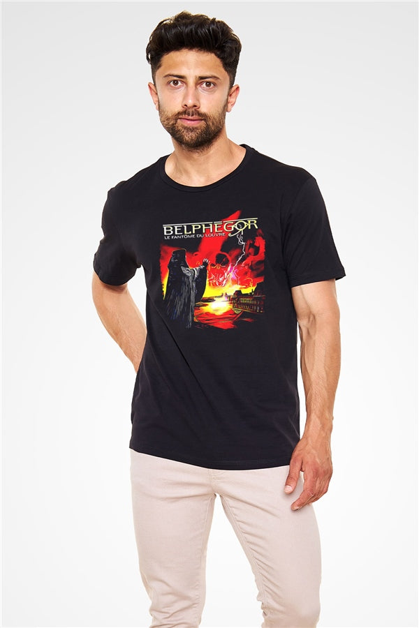 Belphegor Printed Unisex Black T-Shirt