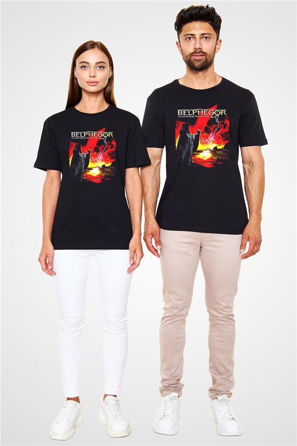 Belphegor Printed Unisex Black T-Shirt