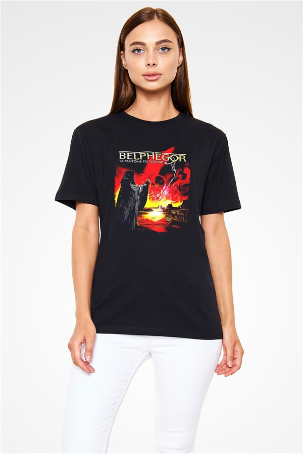 Belphegor Printed Unisex Black T-Shirt