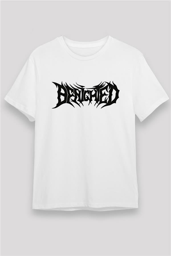 Benighted Printed Unisex White T-Shirt