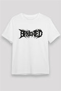 Benighted Printed Unisex White T-Shirt